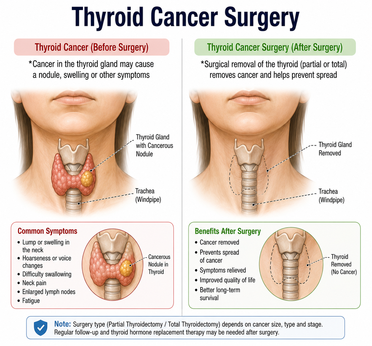 Thyroid Cancer Surgery — anatomy diagram